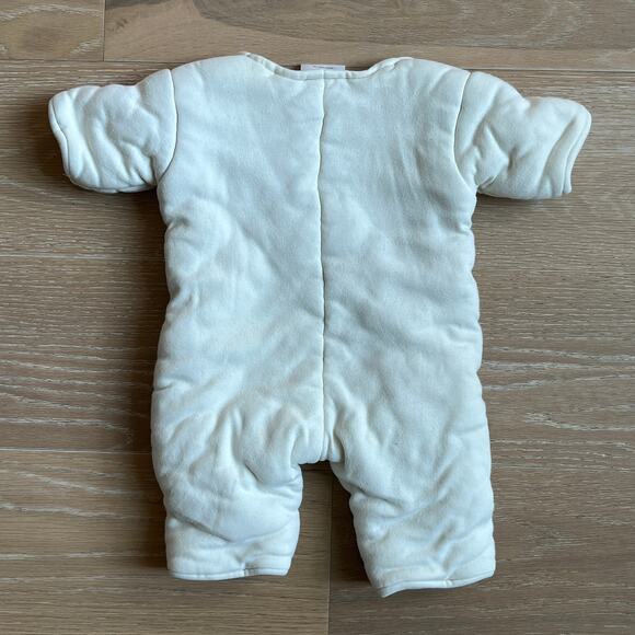 Baby Merlin's Magic Sleepsuit Small 3-6 Months Yellow Swaddle - Picture 2 of 6